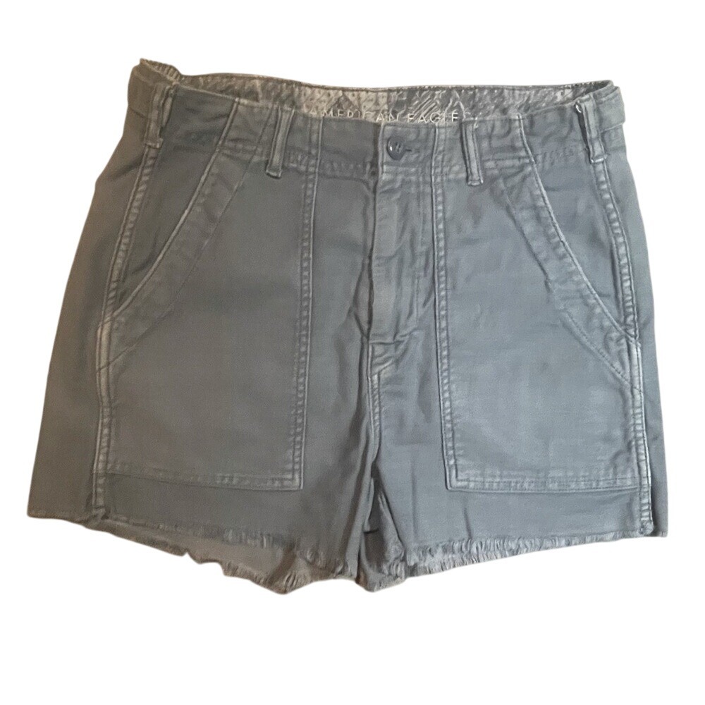 Lightweight High Waisted American Eagle 2021 Blue Boho Indie Denim Shorts~Size 4